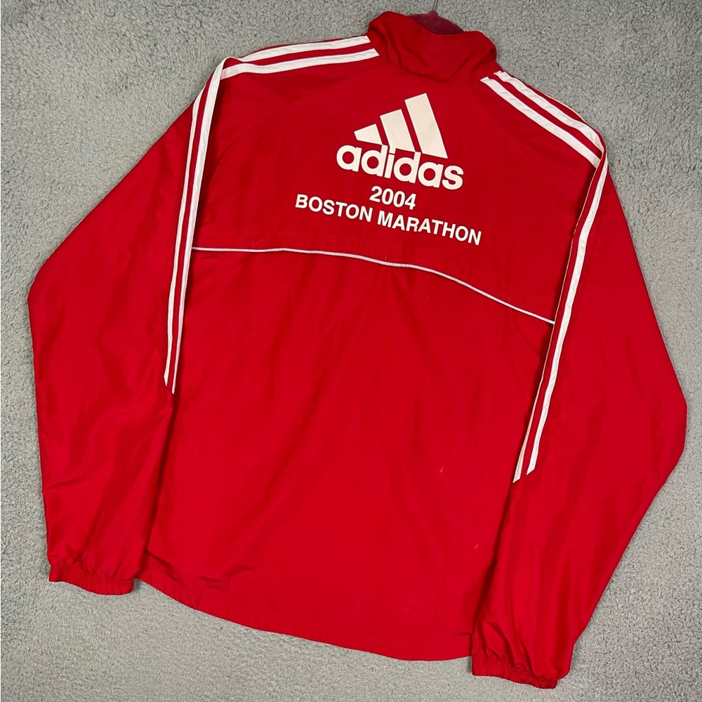 Vintage 2004 Adidas Boston Marathon windbreaker‎ jacket